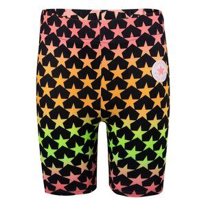 Converse Girls Print Biker Shorts (Big Kids) Black LG (12-14 Big Kid)